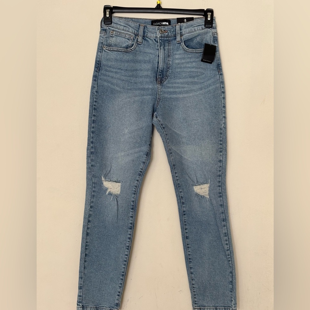 Fashion Nova Light Blue Jeans